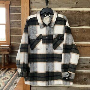 Ashley by 26 International* Olive, Black, Tan, Green & White Jacket* Size: XL